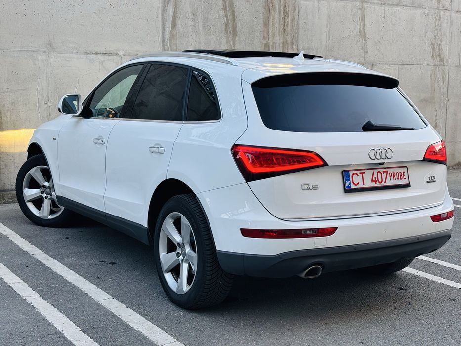 Audi Q5 SLine/2016/Facelift/Quattro/2.0 Tdi 190cp/Euro6/Cutie automata/Plafon panoramic/Anvelope NOI 2026/Camera marsarier/PieleAlcantara/Garantie