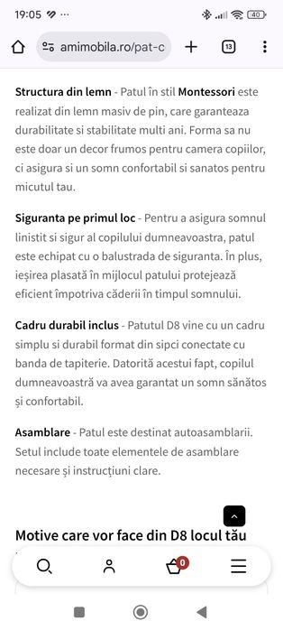 Pat Montessori+salteaua gratuit