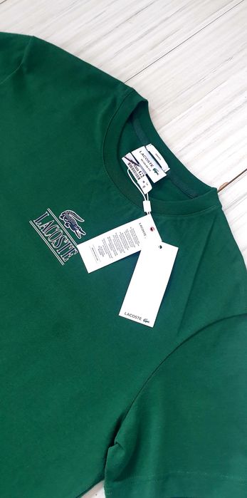 Lacoste Cotton Regular Fit Unisex  M НОВО! ОРИГИНАЛНА Унисекс Тениска