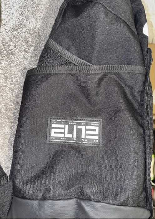 Nike elite bag ghiosdan negru cu alb baschet sala sau scoala