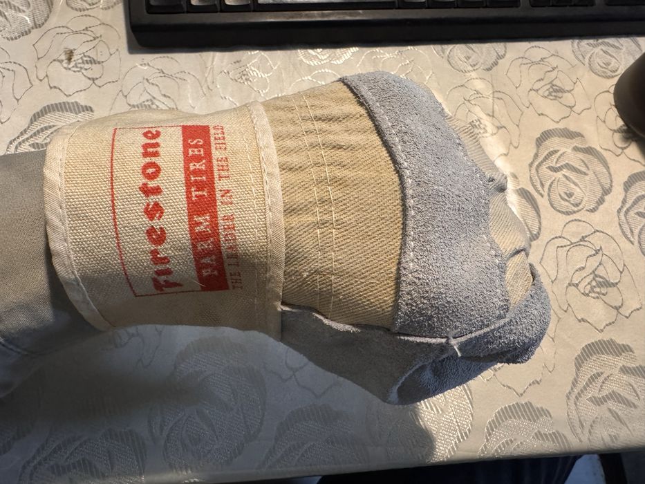 Винтажные рабочие перчатки Firestone. Made in USA