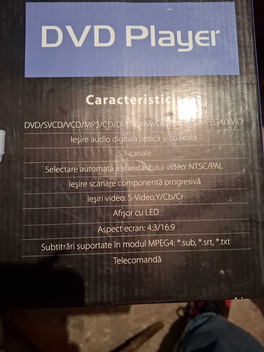 Dvd player muzica si filme
