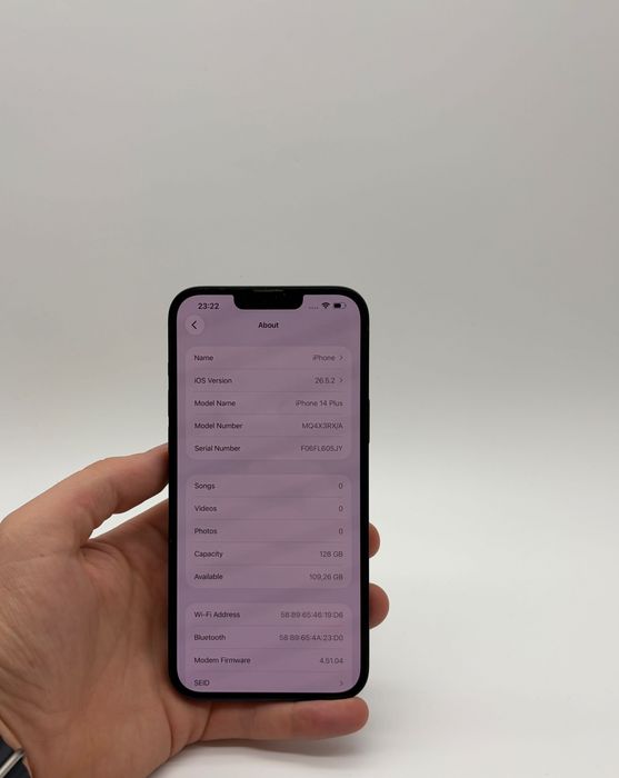 iPhone 14 Plus 128 Gb Black | Перфектен |