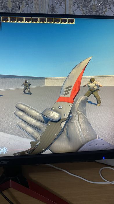 Нож CS 2, фальшион