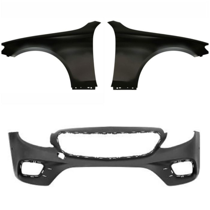 w213 Предна AMG Line броня / Ляв и Десен Калник Е класа Мерцедес