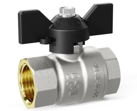 КРАН приварной фланцевый LD