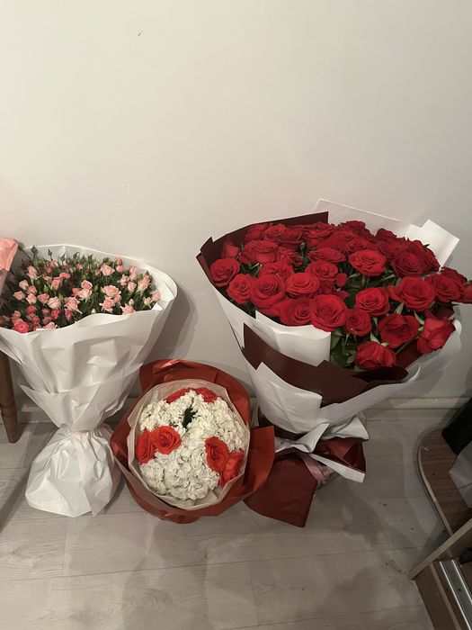 Метровой роза 51 штук