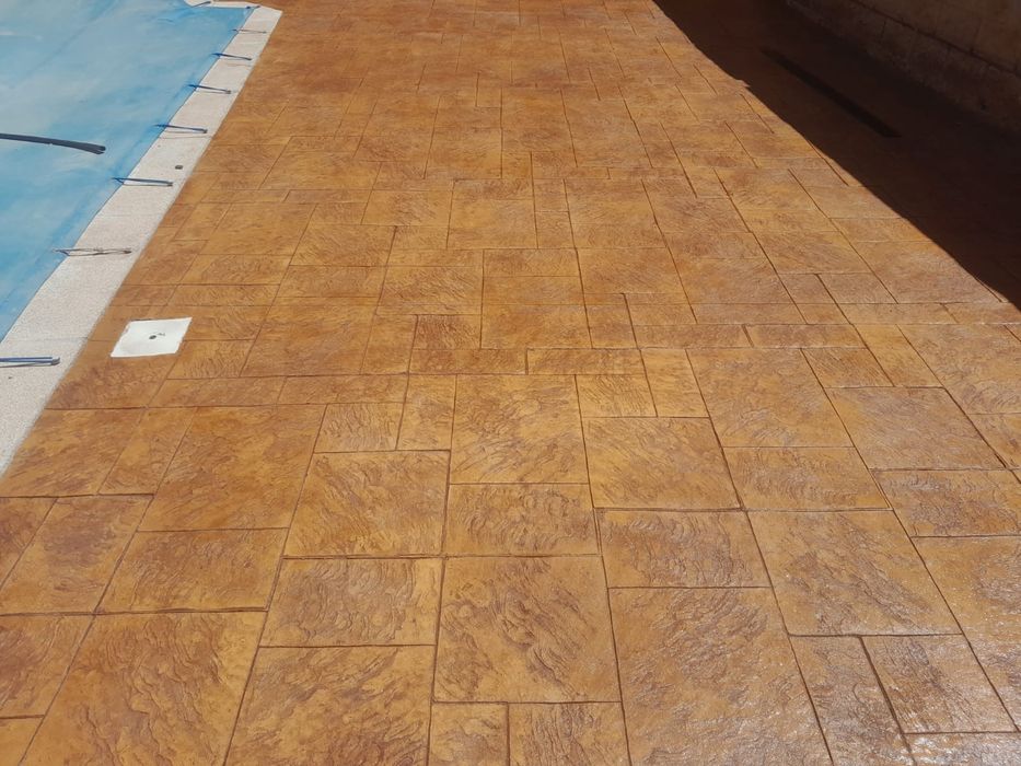 Beton amprentat  durabil