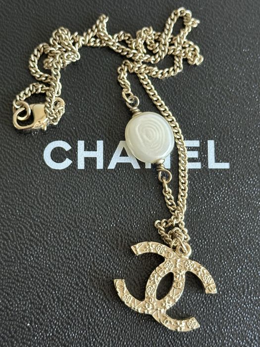 Chanel колие с перла