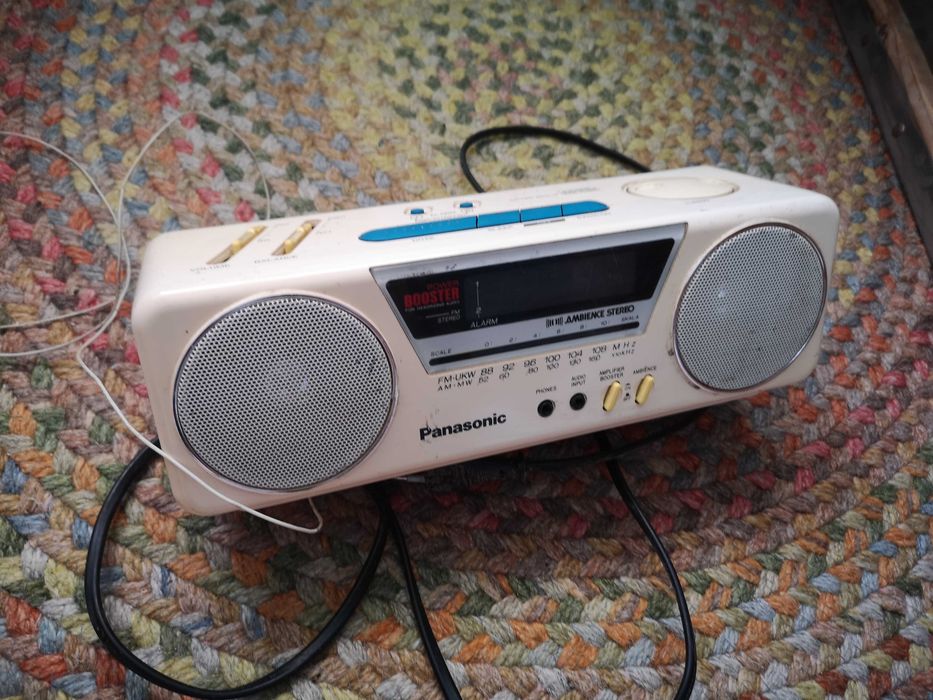 radio panasonic rc x210, cu ceas si alarma, stereo