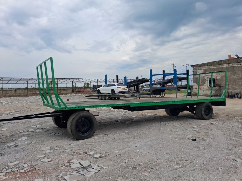 Vand trailer platforma baloti