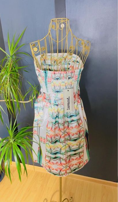 Rochie de vara midi cu curea in talie