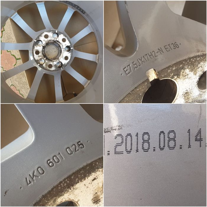 jante aliaj 17; 5x112;originale Audi a4b8 a4 b8, a4b9 a4 b9,A6C7,Q3,Q5