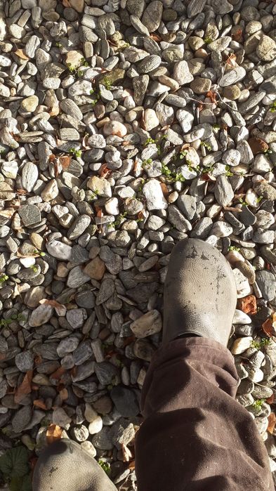 Nisip balastru pământ