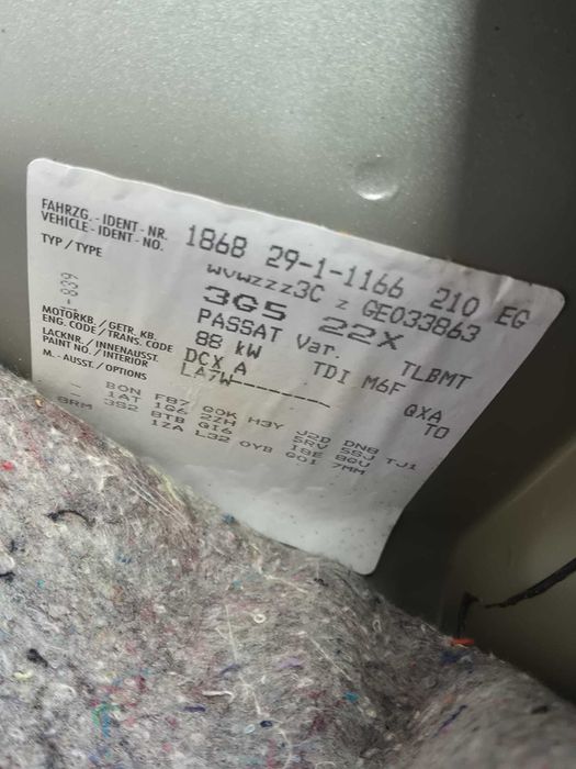 Dezmembram Volkswagen Passat B8 1.6 tdi DCXA 2015