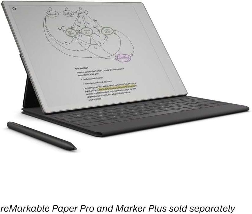 Оригинальный чехол клавиатура для Remarkable Paper Pro с подсветкой