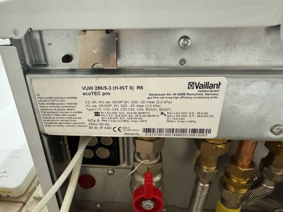 Vaillant ecoTEC Pro VUW 286/5-3 28kW - 2 ani