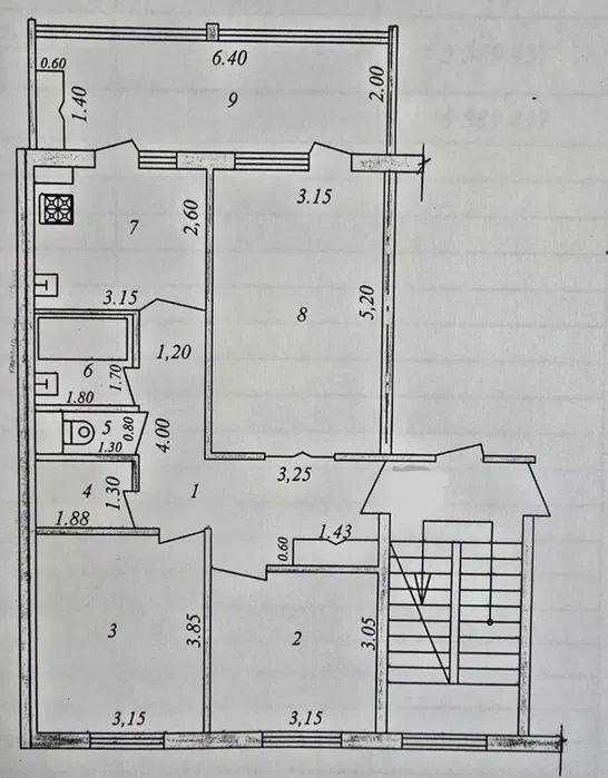 Продается 3-х ком. квартира. Юнус-абад 19кв-л