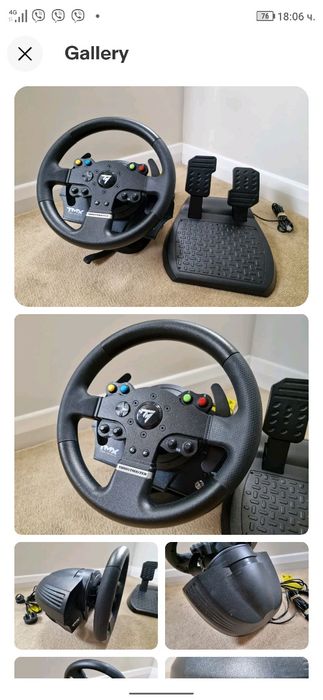 Висок клас Технически нов  Геймърски Волан Thrustmaster TMX / TMX Pro