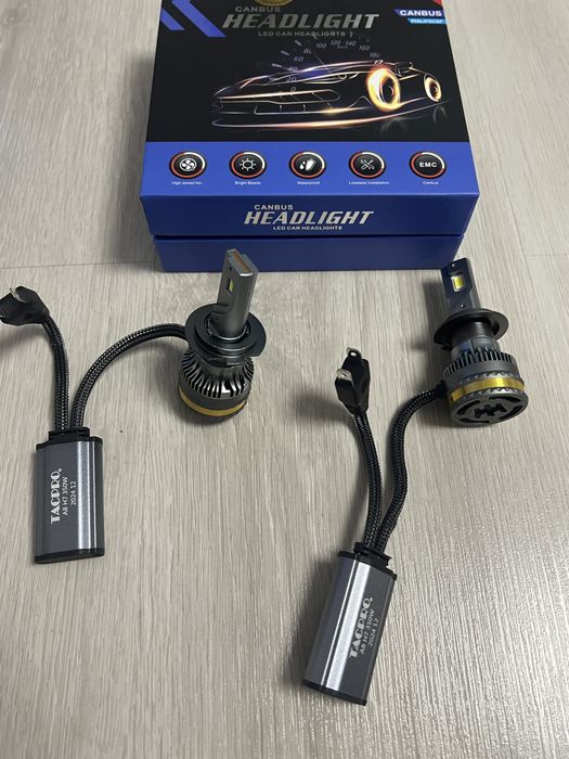 Bec LED H7 Model 2024 / A8, Canbus, 350W / 40000Lm - Promotie !!!