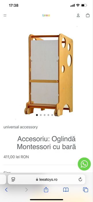 Turn de invatare gemeni Leea Tower cu toboga tabla de scris,oglinda