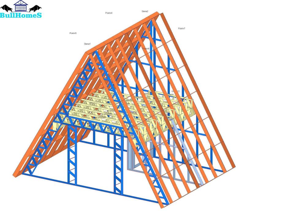 Къща,Бунгало,Преместваема къща,Сглобяеми къщи,Модулни,Жилищни-38м²