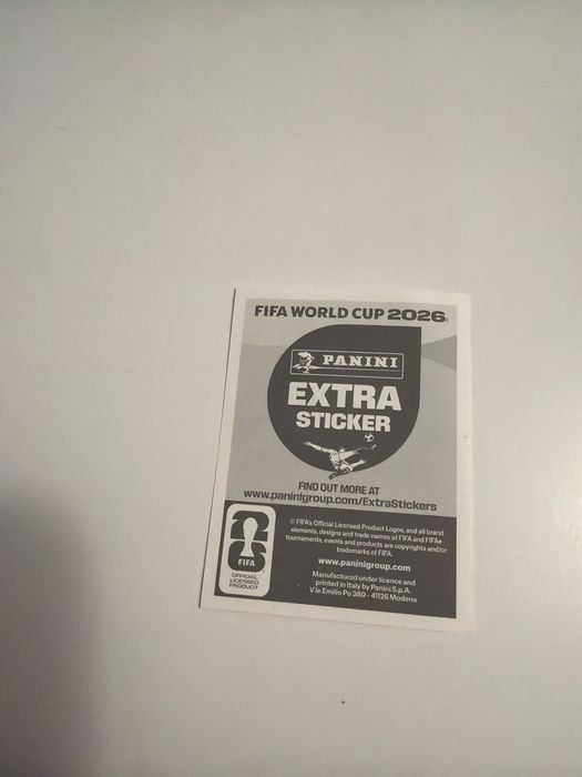 Cartonas messi extra sticker gold panini world cup 2026