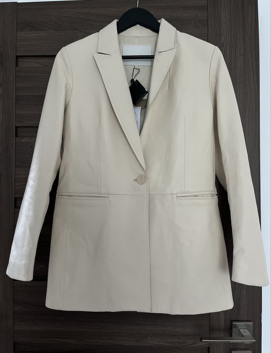 Sacou din piele Massimo Dutti