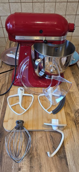 Mixer robot KitchenAid 4.8 litri empire red accesorii garantie 2030