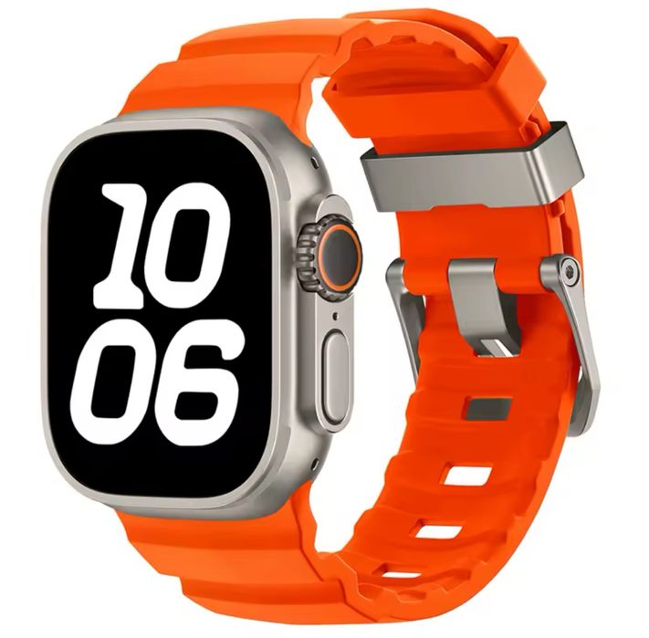 Curea Sport TPU Compatibila Ceas Apple Watch Folie Silicon Husa