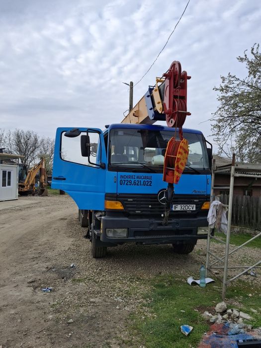 Vând automacara hidrom 18 tone. Mercedes  Atego