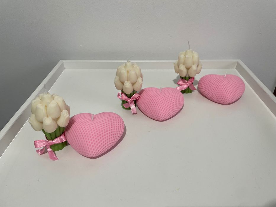 Seturi cadou cu lumanari din ceară de soia și recipiente ceramice