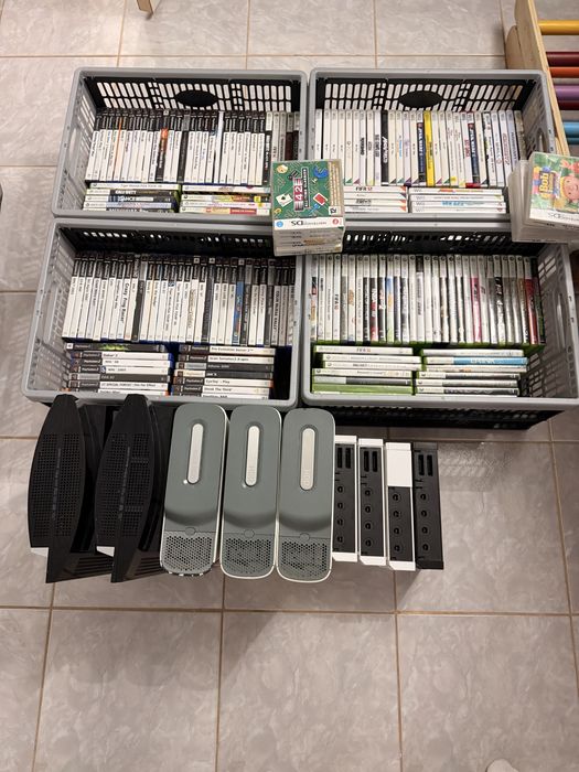 Lot jocuri video și console Xbox 360, PS3, Nintendo Wii