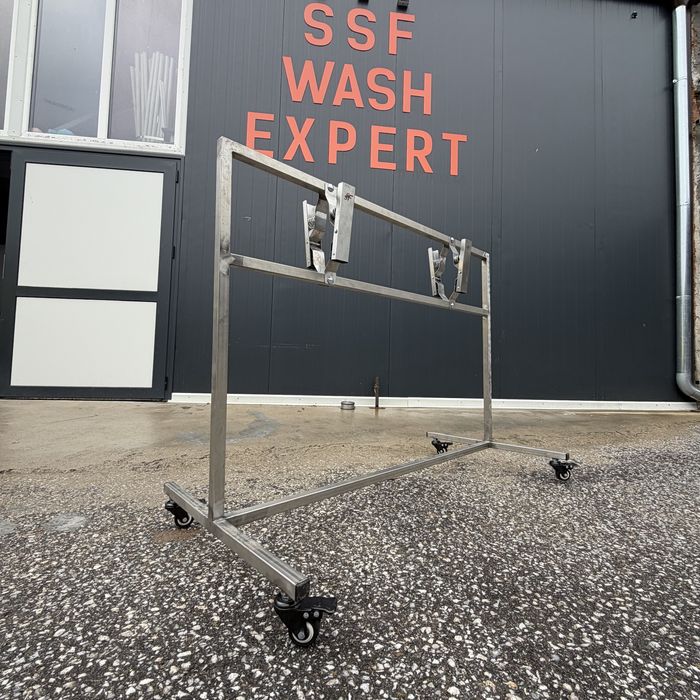 Стойка за стелки с щипки за съхнене автомивка на самообслужване / щипки стойка стелки