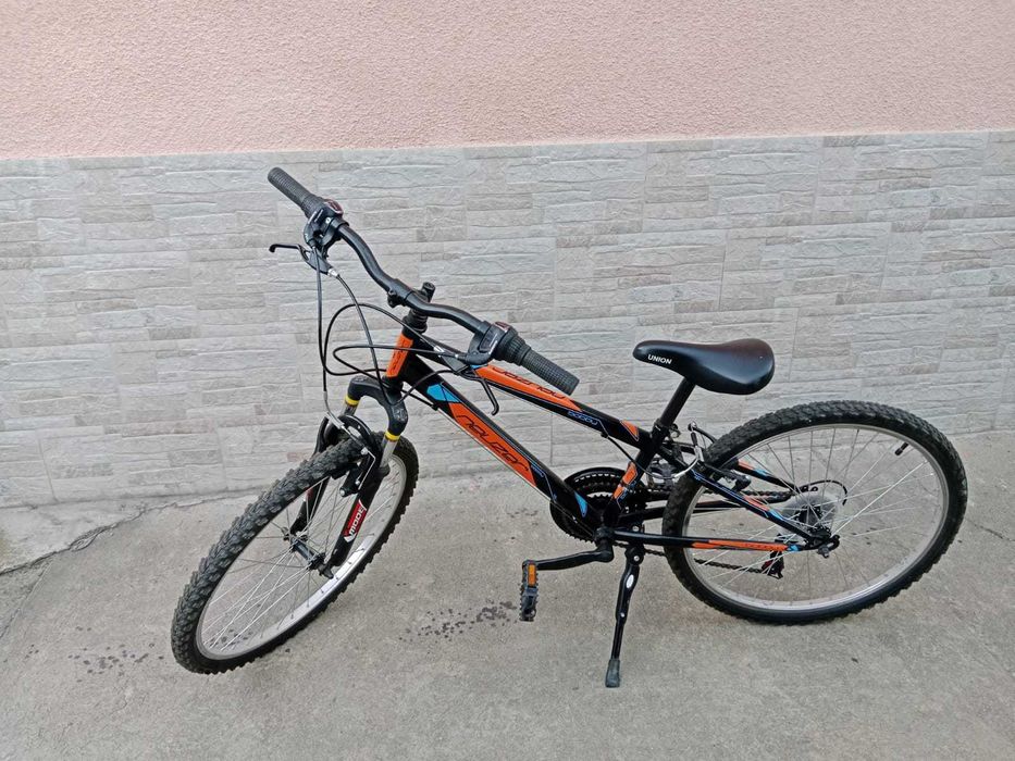 Bicicleta copii Neuzer 18 viteze
Negru/Portocaliu-Albastru