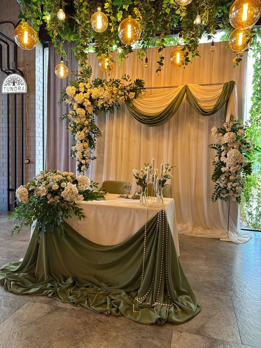 Оформление свадьбы и других мероприятий