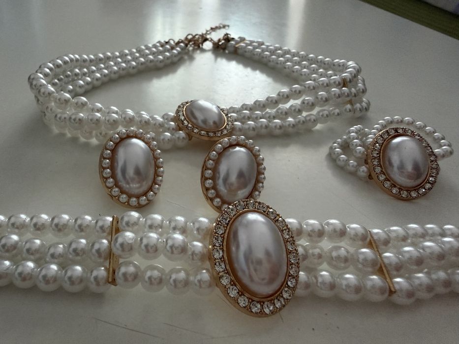 Set perle dama,set bijuterii