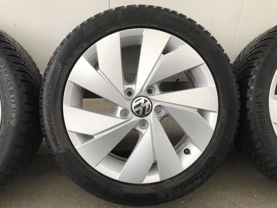 Jante Roți 17 VW Caddy Touran Golf 8 7 6 5 Anvelope iarna 205 50 R17