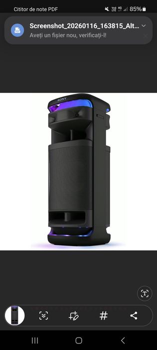 Sistem audio SONY ULT Tower 10, Bluetooth, USB, Ultimate Deep Bass,

2