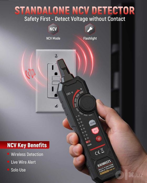 KAIWEETS Digital Multimeter Wire Tracer Kit with NCV Voltmeter