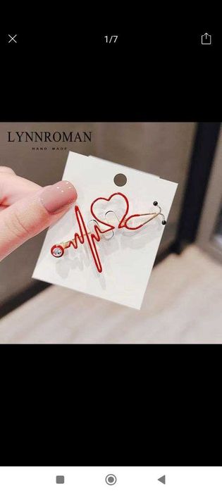 Медицинский брошка металлические значки, на одежду сердце