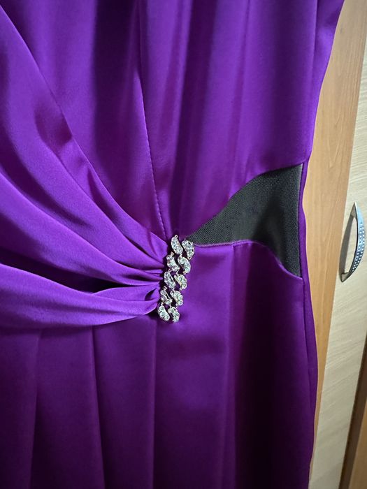 Rochie purple cu eticheta