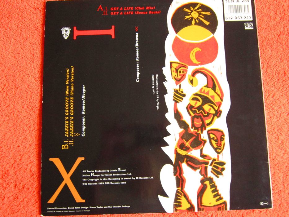 vinil rar Soul II Soul ‎-Get A Life 1989.Hip-hop,Funk Soul,Downtempo