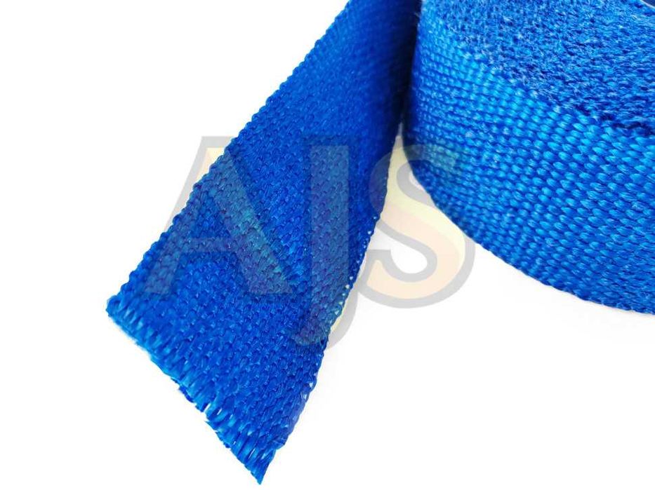 Термолента синяя 800 градусов 50мм 10м.