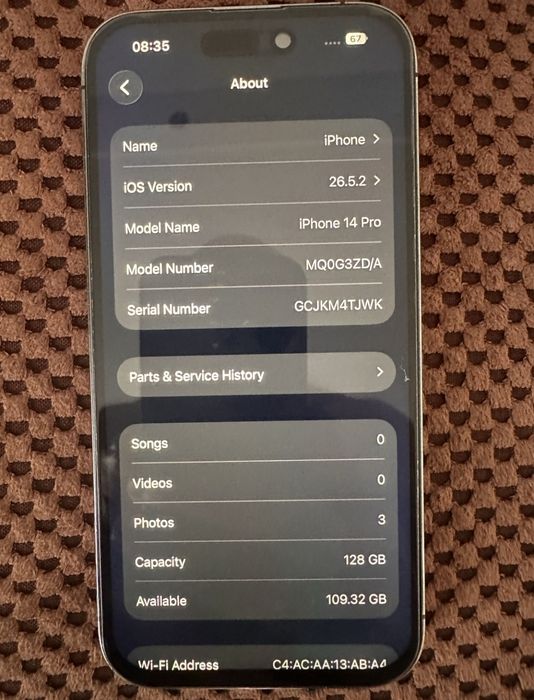 vand iphone 14 pro