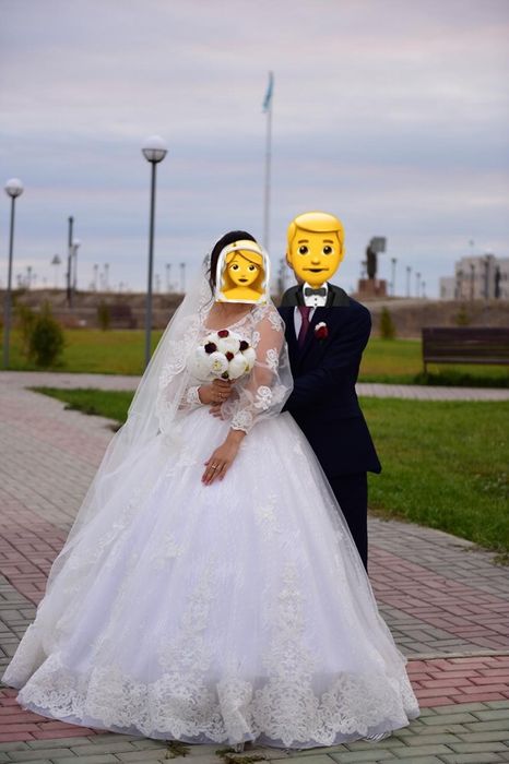 Шикарное свадебное платье