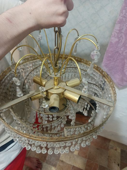 Люстра хрустальная