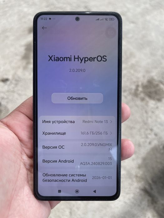Redmi note 13. Черный 64gb памяти.