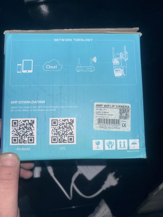 Камера видеонаблюдения wifi Алматы 2в1