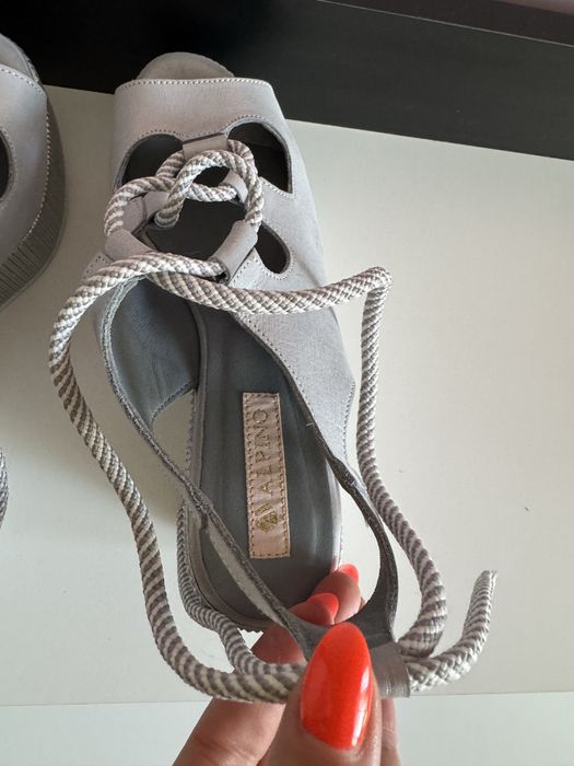 Дамски летни сандали на платформа